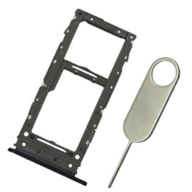 Imagem de PHONSUN Bandeja de cartão SIM de substituição para Samsung Galaxy A71 5G -A716U A716U1 A716V preta (não serve para 4G)