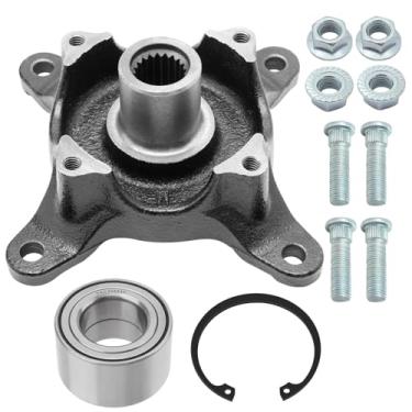 Imagem de Cubo da roda dianteira, rolamento e pinos para Polaris Ranger 400 425 500 570 650 700 800 TM ETX EV Magnum-4x4-HDS 5135207 5131935 3514342 7518378