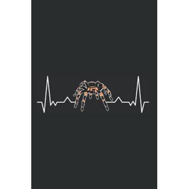 Imagem de Tarantel Notizbuch: Tarantel Herzschlag Spinne Vogelspinne Terrarium / 6x9 Zoll / 120 linierte Seiten Seiten