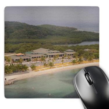 Imagem de Mouse pad 3D Rose "Resort Near Coxen Hole Roatan HondurasSa12 Jen0030Jim Engelbrecht" acabamento fosco - 20,32 x 20,32 cm - mp_141312_1