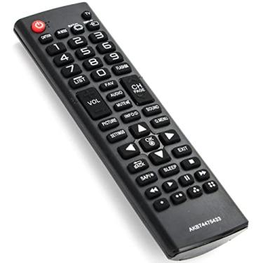 Imagem de Novo controle remoto de substituição AKB74475433 compatível com LG LCD LED TV HDTV 22LX330C 32LB5600 32LX300C 32LX340H 42LX330C 49LF5100 50LF6000 55LW540S 55LX770M 60LX330C 65UX340H 32LF5500 79UX340C