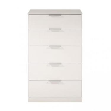 Imagem de Cômoda Versatti Em Mdp Com 5 Gavetas Bartira Branco