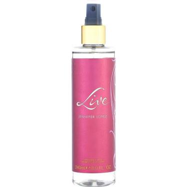 Imagem de Água De Cheiro Feminino Jennifer Lopez Live Spray Corporal 240 Ml