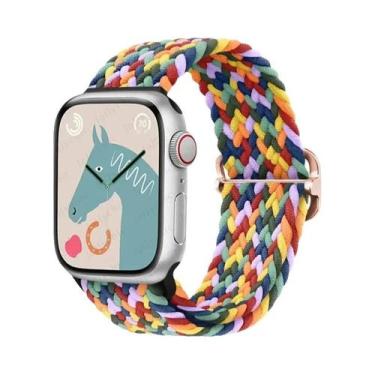 Imagem de Pulseira Elástica de Nylon Trançado para Apple Watch - 41mm, 42mm, 44m