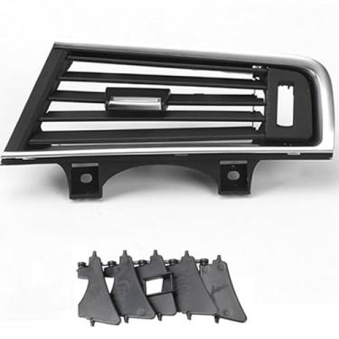 Imagem de Right with wind blade,TPUIZUS 1 Pcs Console Frontal Do Carro Ar Condicionado Ventilador Grelha Saída Painel De Tampa Com Lâmina Do Vento para BMW F07 5 Series GT 2009-2016 64229142588