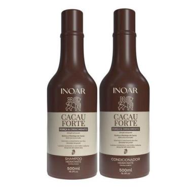 Imagem de Inoar Kit Cacau Forte Shampoo e Condicionador 500ml