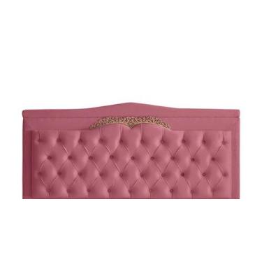 Imagem de Cabeceira De Cama Box Painel Barcelona Casal 140 cm Retro Capitonê Bot