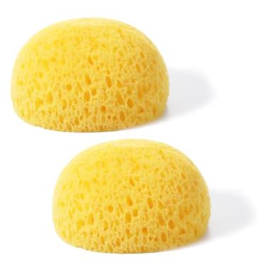 Imagem de 2 peças de esponja de textura derrubada, esponja para reparo de parede de drywall de teto, esponjas de textura de casca de laranja para pintura de teto e parede derrubada