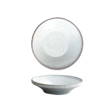 Imagem de URGDWEKJY Tigela de salada prato profundo de cerâmica prato doméstico grande restaurante prato de salada tigela de ramen tigela de frutas (1)