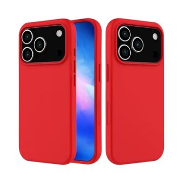Imagem de Capa Capinha Case Premium Compatível Com iPhone 17 PRO Aveludada Anti Impacto Reforçada Silicone Emborrachado Com Proteção De Câmera (VERMELHO)