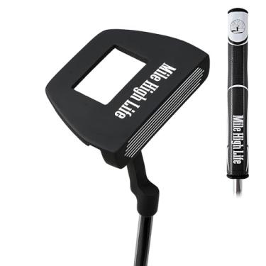 Imagem de Mile High Life Putter de golfe masculino com aderência de putter tamanho 3.0, putters destros com linha de mira, taco de golfista, alternativa de valor para as principais marcas