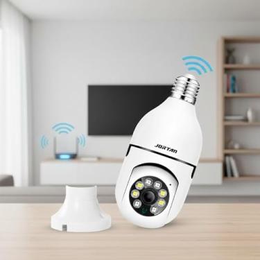 Imagem de Câmera Lâmpada E27 Wi-Fi 2.4G – Full HD, Visão Noturna, Auto Tracking, Áudio Bidirecional, Suporte 128GB, IP44, Compatível com App YOOSEE – Bivolt