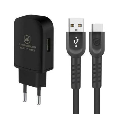 Imagem de Kit Carregador compatível com Turbo Slim com Cabo Dual Shock Type C Ti