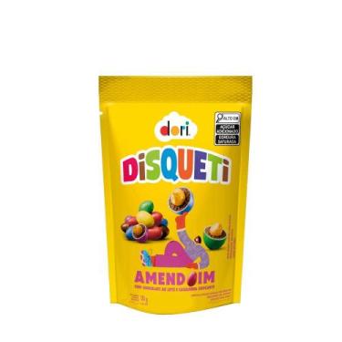 Imagem de Amendoim Disqueti Chocolate ao Leite Dori  120g
