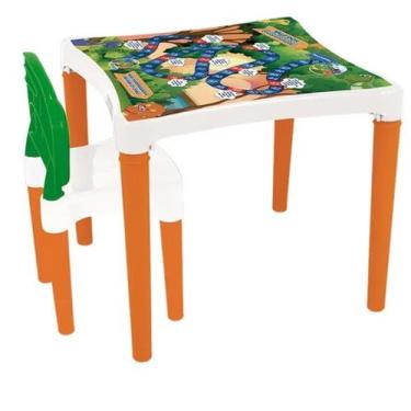 Imagem de Mesinha Infantil Fofossauros Com Cadeira Fácil de Montar Assentos e En