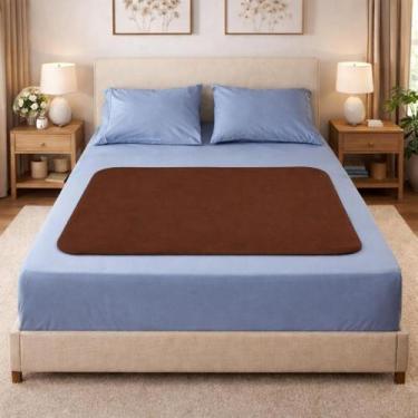 Imagem de Protetor Absorvente Impermeável Lavável 100x70cm Geriátrico Infantil R