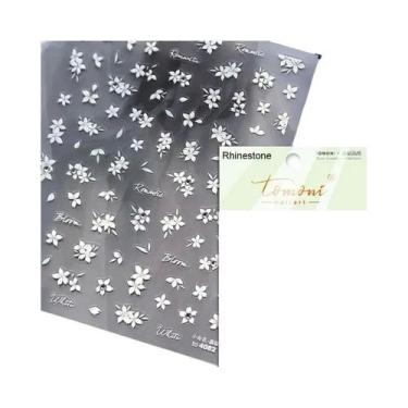 Imagem de Adesivos De Unha 5D Com Glitter De Vidro: Decoração Artística De Alta 