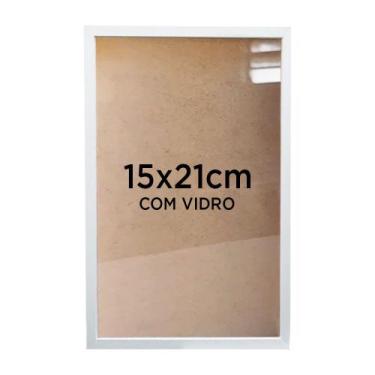 Imagem de Moldura Quadro Caixa 3cm A5 15x21cm Foto Poster Ilustração com Vidro -