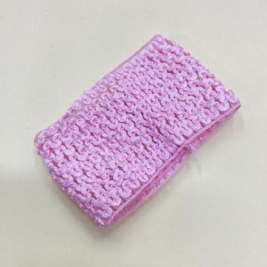 Imagem de Faixa de Cabelo Elástica Tons de Rosa - Pistache Acessórios, Rosa Clar
