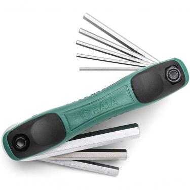 Imagem de Jogo De Chave Allen Tipo Canivete Sata 1.5 A 8mm Com 8 Peças - St09121sj