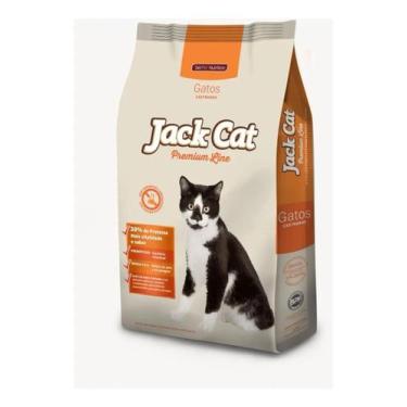 Imagem de Ração Gatos Castrados Jack Cat Frango 10,1kg Nutrição Serpet