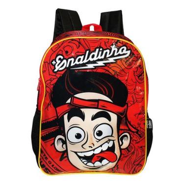 Imagem de Mochila Enaldinho Infantil Escolar Masculina Costas Ofic Cl1