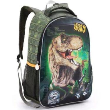 Imagem de Mochila de Costas Escolar Infantil Dinossauro T Rex Seanite