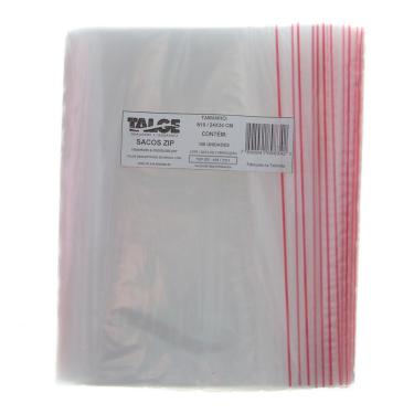 Imagem de Sacos Plásticos Zip Lock com Fecho Hermético nº 10 com 100 Unidades