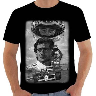 Imagem de Camiseta Camisa Lc 561 Ayrton Senna Do Brasil Formula 1 - Primus