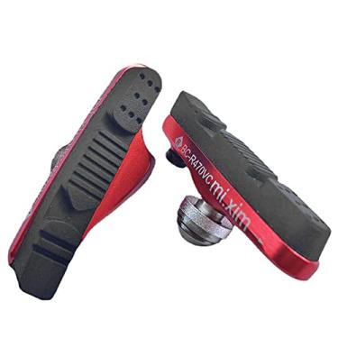 Imagem de Tingpai Sapatos de suporte de freio de bicicleta de 55 mm pa bicicleta de est da blocos de bor cha