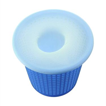 Imagem de Pacote com 40 pares de meias de skimmer para piscina, duráveis de tecido de nylon elástico filtros de piscinas, branco (pacote com 40)