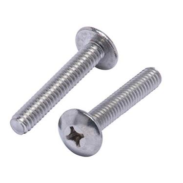 Imagem de Parafuso de cabeça de trama Phillips inoxidável (tamanho da mangueira), fio grosso, aço inoxidável 18-8 (304) da Bolt Dropper, 3,81 cm (1.5 polegada), 1/4"-20 X 1-1/2", 1-1/2 Inch