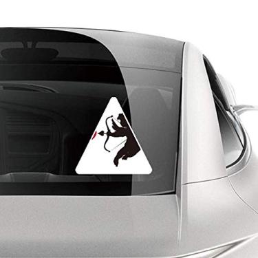 Imagem de DIYthinker Adesivo de carro com estampa de anjo cupido amor coração para motocicleta bicicleta bagagem decalque