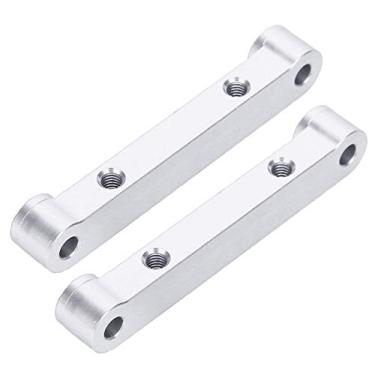 Imagem de Placa anti-agachamento de liga de alumínio, peça de atualização de carro RC resistente placa traseira, meninos para lazer HSP 1/10 94122 brinquedos de carro RC (prata)