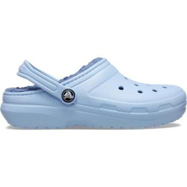 Imagem de Sandália crocs classic lined k blue calcite-Unissex