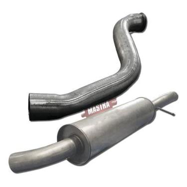 Imagem de Kit Escapamento Tubo + Silencioso F4000 3.9 Diesel 1999 2007 - ScapJá