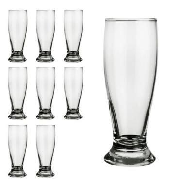 Imagem de Jogo 8 copos Vidro Tradicional Nadir Bar Chopinho 200ml - NADIR FIGUEI