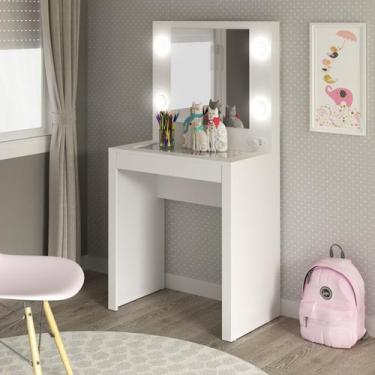 Imagem de Penteadeira Infantil com Espelho Aurora Espresso Móveis