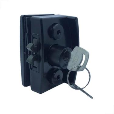 Imagem de Fechadura Modelo Blindex Janela De Correr 3532Mini Preto - AL