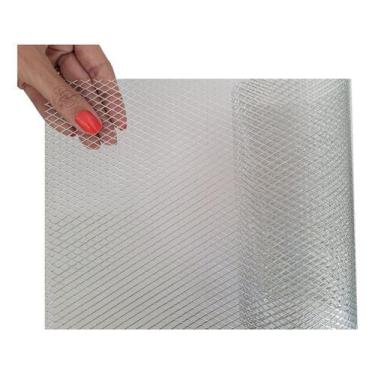 Imagem de Tela Alumínio Expandido 20x100 Para Ralos anti Insetos (4x7) - ZNubi G