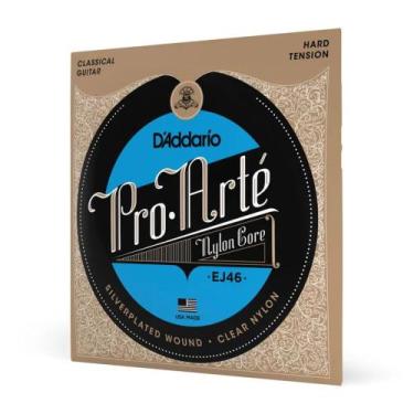 Imagem de Encordoamento Para Violão Nylon D'Addario Pro-Arté  EJ46  tensão pesad