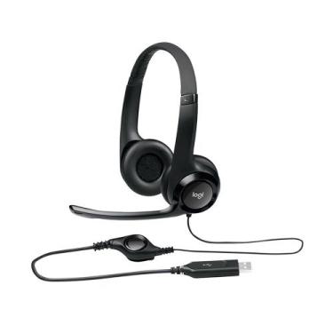 Imagem de Headset Logitech H390 981-000014 - com Fio - Preto
