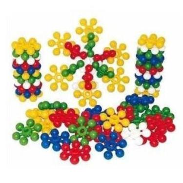 Imagem de Blocos de montar Kit Polibol com 80 peças - Exclusiva