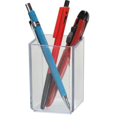 Imagem de Acessório para Mesa Porta Lápis Acrílico Cristal - Acrimet