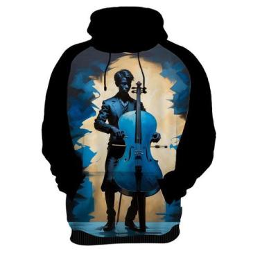Imagem de Moletom Casaco Blusa Instrumento Corda Violoncelo Arte 4 - Enjoy Shop,