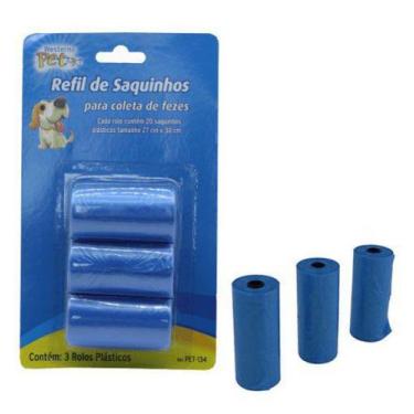 Imagem de Kit 9 Rolos sacos de recolha excrementos para cães - sacos hegiênico 