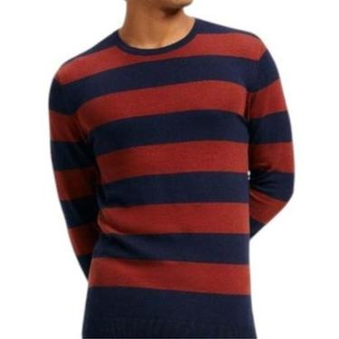 Imagem de Suéter Masculino Listrado Gola Redonda- Hering-Masculino