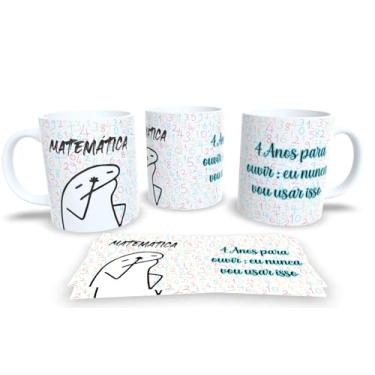 Imagem de Caneca de Porcelana Personalizada Profissões Com Frases Engraçadas, Divertidas e Deboche (Matematica)