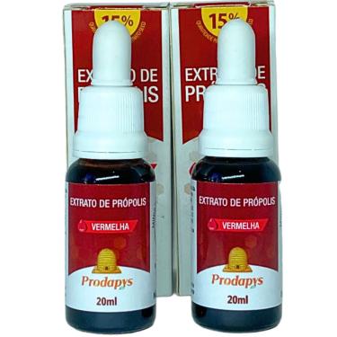Imagem de Extrato da Própolis Vermelha 20ml Kit com 2 - Prodapys