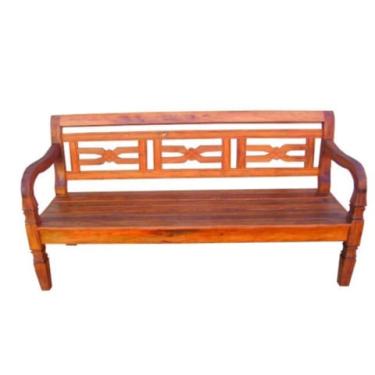 Imagem de Banco Rústico Albatroz em Madeira de Demolição - Cód 1096